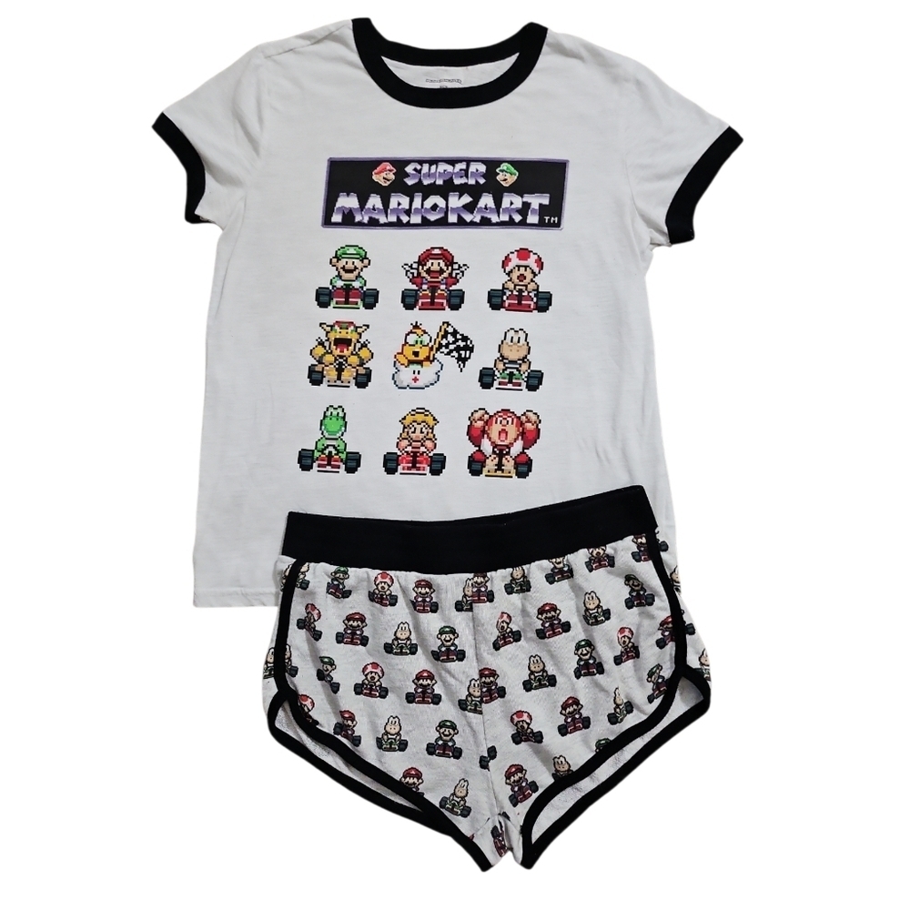 Super Mario Kart Super NES 2PC Pajama/Lounge Set - Picture 15 of 15